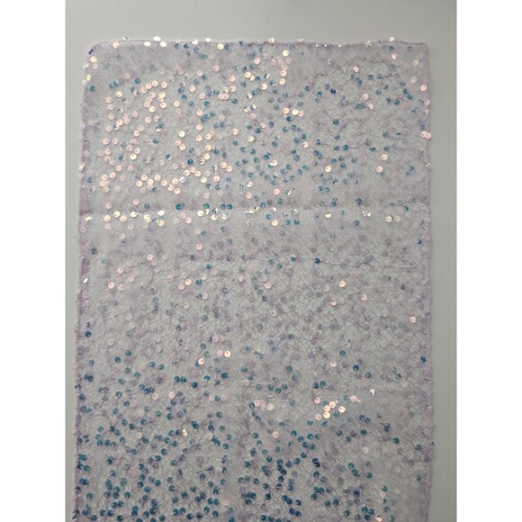 2 Pack of 11"x69" Light Purple Table Runners with Sparkly Sequins for Partys - Picture 5 of 7
